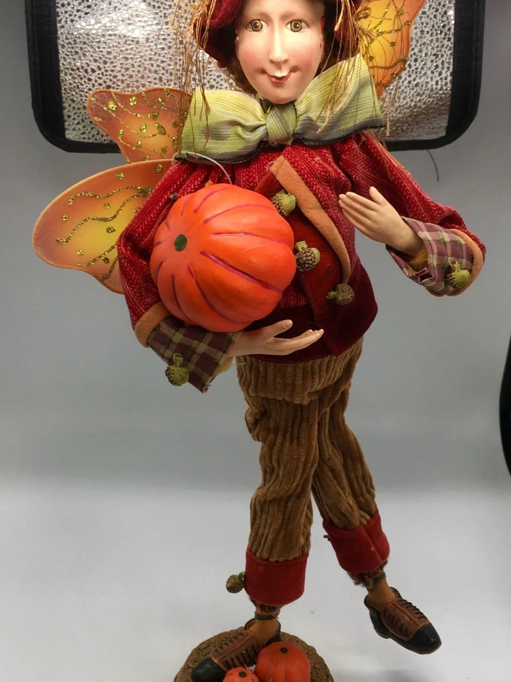 2 VTG Winward Holidays DoorGreeter Fairies Fall Harvest, Thanksgiving Decor 19